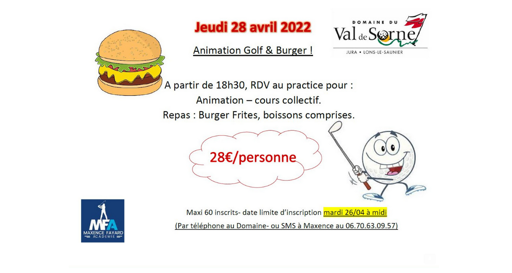 Animation Golf &amp; Burger